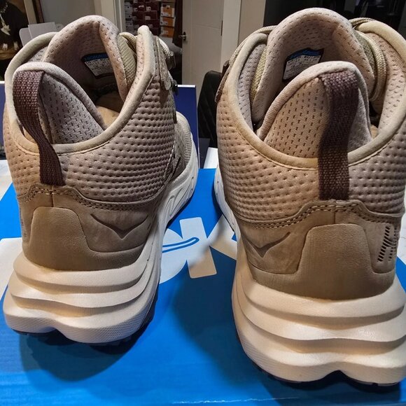 HOKA ONE ONE Mens Sz 12 D ANACAPA 2 MID GTX 1141633-DOTN DUNE / OXFORD TAN NEW - Picture 6 of 12